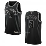 Maglia San Antonio Spurs Keldon Johnson #3 Classic 2022-23 Nero