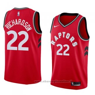 Maglia Toronto Raptors Malachi Richardson NO 22 Icon 2017-18 Rosso