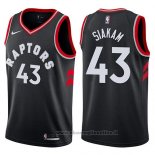 Maglia Toronto Raptors Pascal Siakam NO 43 Statement 2017-18 Nero