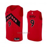 Maglia Toronto Raptors Serge Ibaka #9 Icon 2020-21 Rosso