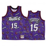 Maglia Toronto Raptors Vince Carter #15 Hardwood Classics Tear Up Pack Viola