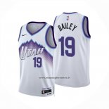 Maglia Utah Jazz Ace Bailey No 19 Association 2025-26 Bianco