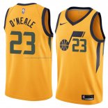 Maglia Utah Jazz Royce O'neale NO 23 Statement 2018 Giallo