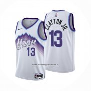 Maglia Utah Jazz Walter Clayton Jr No 13 Association 2025-26 Bianco