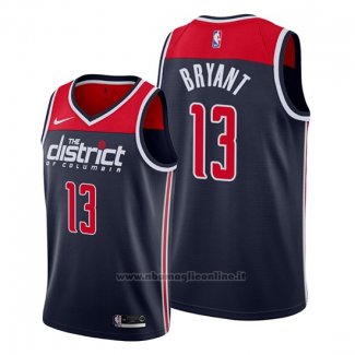 Maglia Washington Wizards Thomas Bryant NO 13 Statement Edition Blu