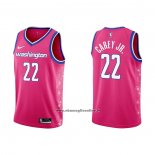 Maglia Washington Wizards Vernon Carey JR. #22 Citta 2022-23 Rosa