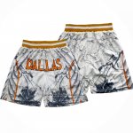 Pantaloncini Dallas Mavericks Bianco