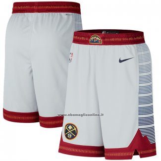 Pantaloncini Denver Nuggets Citta 2022-23 Bianco