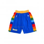 Pantaloncini Denver Nuggets Throwback Blu