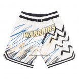 Pantaloncini Golden State Warriors Just Don Bianco