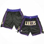 Pantaloncini Los Angeles Lakers Citta Just Don 2023-24 Nero