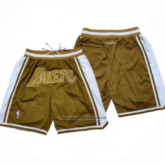 Pantaloncini Los Angeles Lakers MVP Marrone