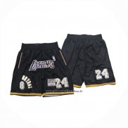 Pantaloncini Los Angeles Lakers Mitchell & Ness Hardwood Classics Nero
