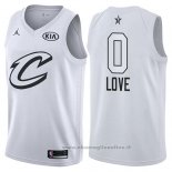 Maglia All Star 2018 Cleveland Cavaliers Kevin Love NO 0 Bianco