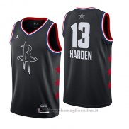 Maglia All Star 2019 Houston Rockets James Harden NO 13 Nero