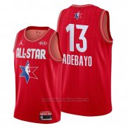 Maglia All Star 2020 Miami Heat Bam Adebayo NO 13 Rosso