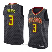 Maglia Atlanta Hawks Jaylen Morris NO 3 Icon 2018 Nero