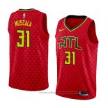 Maglia Atlanta Hawks Mike Muscala NO 31 Statement 2018 Rosso