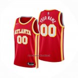 Maglia Atlanta Hawks Personalizzate Icon 2024-25 Rosso