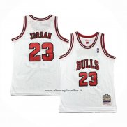 Maglia Bambino Chicago Bulls Michael Jordan #23 Mitchell & Ness 1997-98 Bianco