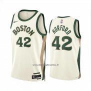 Maglia Boston Celtics Al Horford #42 Citta 2023-24 Bianco