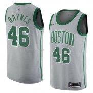 Maglia Boston Celtics Aron Baynes NO 46 Citta 2018 Grigio