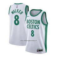 Maglia Boston Celtics Kemba Walker #8 Citta 2020-21 Bianco