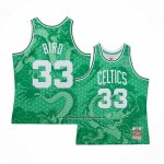 Maglia Boston Celtics Larry Bird #33 Asian Heritage Throwback 1985-86 Verde