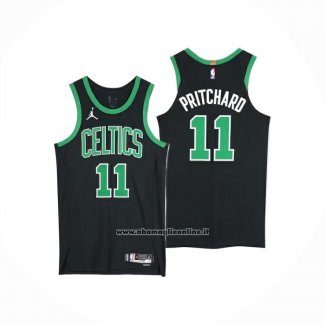 Maglia Boston Celtics Payton Pritchard No 11 Statement 2025-26 Nero