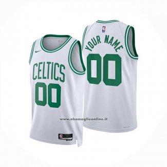 Maglia Boston Celtics Personalizzate Association 2025-26 Bianco