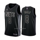 Maglia Brooklyn Nets Patty Mills #8 Statement 2022-23 Nero