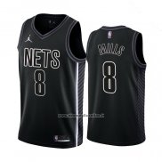 Maglia Brooklyn Nets Patty Mills #8 Statement 2022-23 Nero