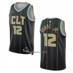 Maglia Charlotte Hornets Kelly Oubre JR. #12 Citta 2022-23 Nero