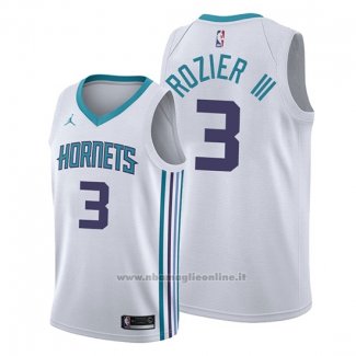 Maglia Charlotte Hornets Terry Rozier III NO 3 Association Bianco