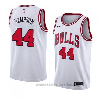 Maglia Chicago Bulls Brandon Sampson NO 44 Association 2018 Bianco