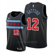 Maglia Chicago Bulls Daniel Gafford NO 12 Citta Nero