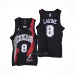 Maglia Chicago Bulls Zach LaVine #8 Fashion Royalty Nero