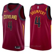 Maglia Cleveland Cavaliers Iman Shumpert NO 4 Swingman Icon 2017-18 Rosso