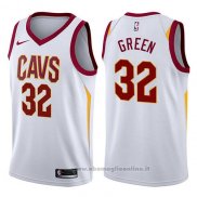 Maglia Cleveland Cavaliers Jeff Green NO 32 Swingman Association 2017-18 Bianco