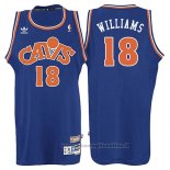 Maglia Cleveland Cavaliers Mo Williams NO 18 Throwback 2008 Blu