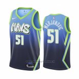 Maglia Dallas Mavericks Boban Marjanovic NO 51 Citta Edition Blu