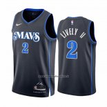 Maglia Dallas Mavericks Dereck Lively II #2 Citta 2023-24 Blu