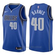 Maglia Dallas Mavericks Harrison Barnes NO 40 Icon 2017-18 Blu