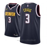 Maglia Denver Nuggets Torrey Craig NO 3 Icon 2018-19 Blu