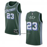 Maglia Detroit Pistons Jaden Ivey #23 Citta 2022-23 Verde