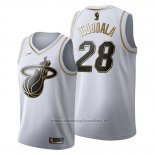 Maglia Golden Edition Miami Heat Andre Iguodala NO 28 2019-20 Bianco