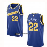 Maglia Golden State Warriors Andrew Wiggins #22 Classic 2022-23 Blu