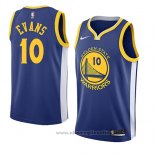 Maglia Golden State Warriors Jacob Evans NO 10 Icon 2018-19 Blu