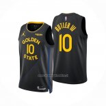 Maglia Golden State Warriors Jimmy Butler Iii No 10 Statement 2024-25 Nero