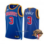 Maglia Golden State Warriors Jordan Poole #3 Classic 2022 NBA Finals Blu